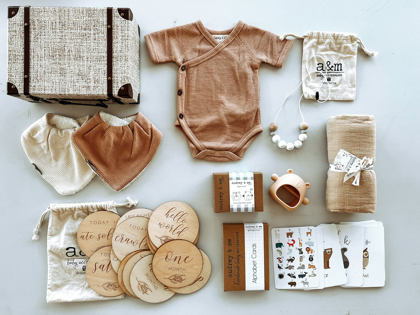 Baby Bear Gift Box - Girl - Audrey & Me