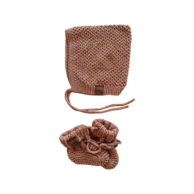 Organic Cotton Bonnet & Bootie Sets - Audrey & Me