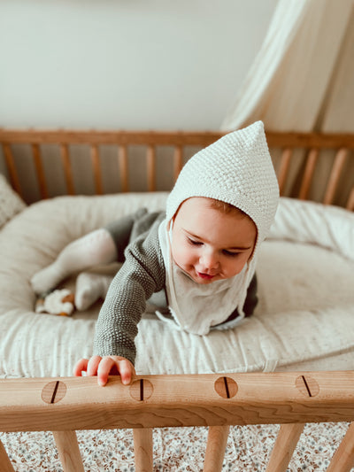 Organic Cotton Bonnet - Pixie - Audrey & Me