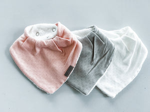 Pointelle Bandana Bib Pack - Girl - Audrey & Me