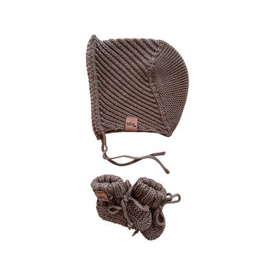 Organic Cotton Bonnet & Bootie Sets - Audrey & Me