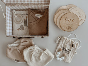 Little Book Worm Gift Box - Neutral - Audrey & Me