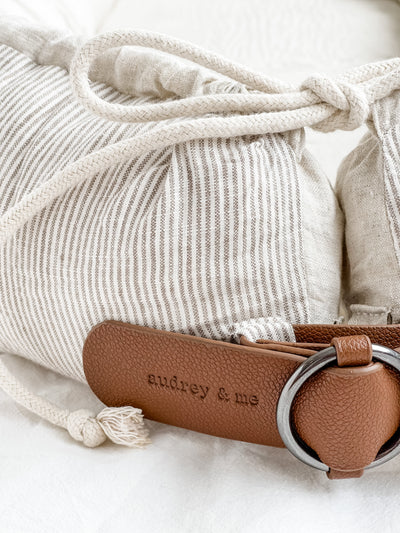 Baby Nest - Natural Linen & Stripe - Audrey & Me