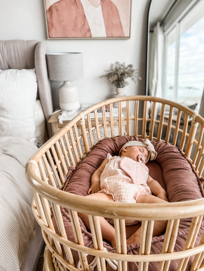 Baby Nest - Linen Mauve - Audrey & Me