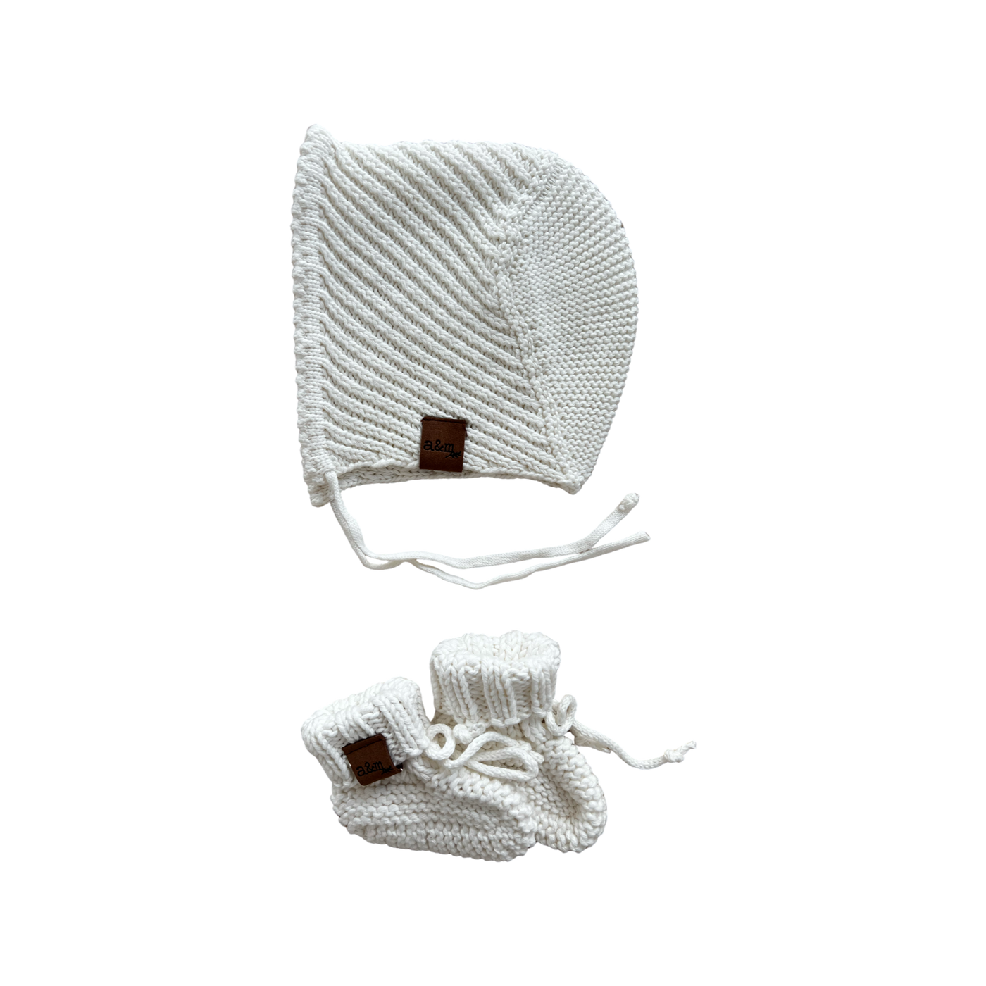 Organic Cotton Bonnet & Bootie Sets - Audrey & Me
