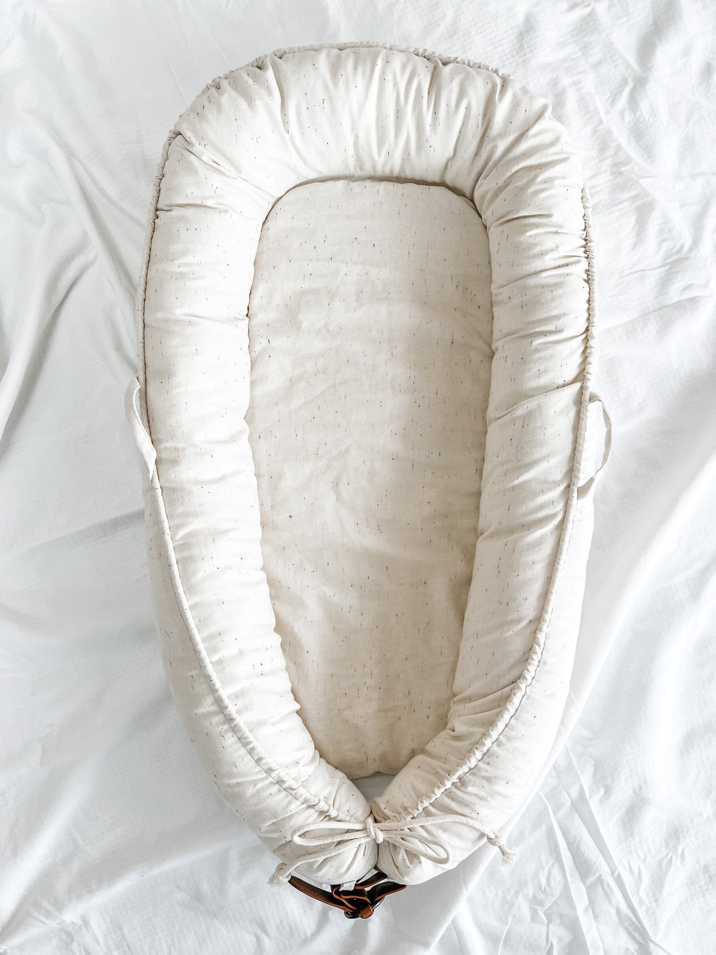 Baby Nest - Speckled Linen - Audrey & Me