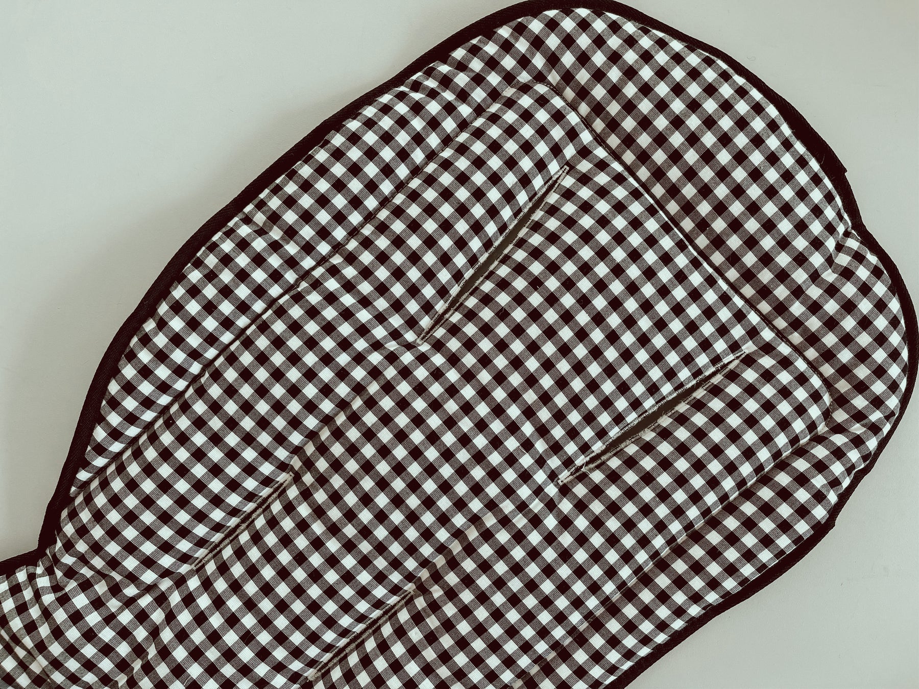 Pram Liner Black Gingham Audrey Me
