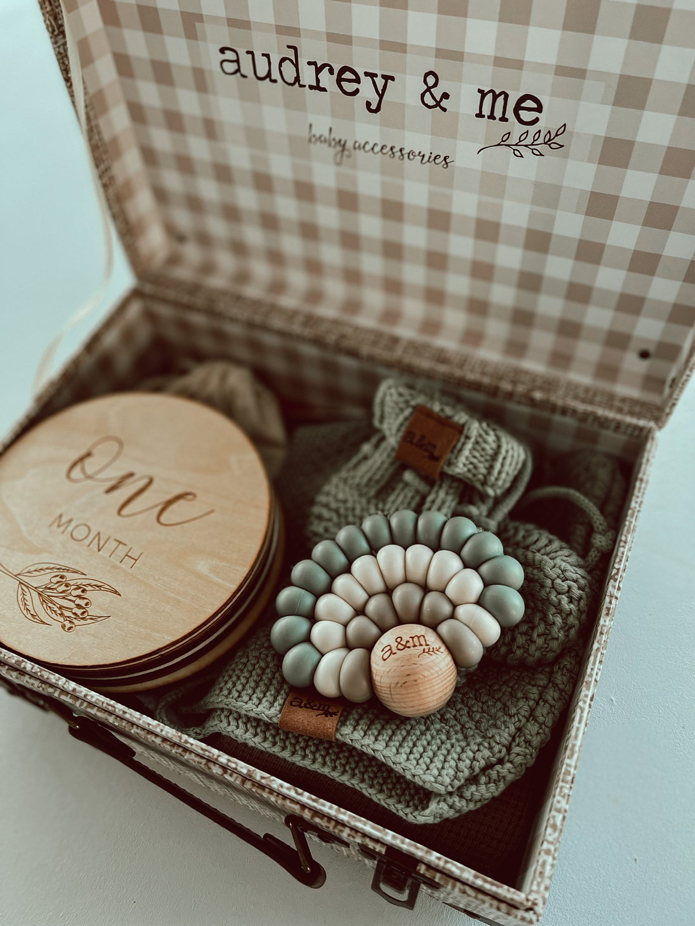 Bonnet & Booties Baby Gift Box - Boy