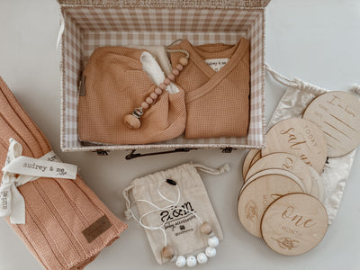Knit Blanket Gift Box - Girl - Audrey & Me