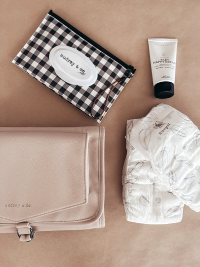 The Adapt Change Clutch - Nude - Audrey & Me