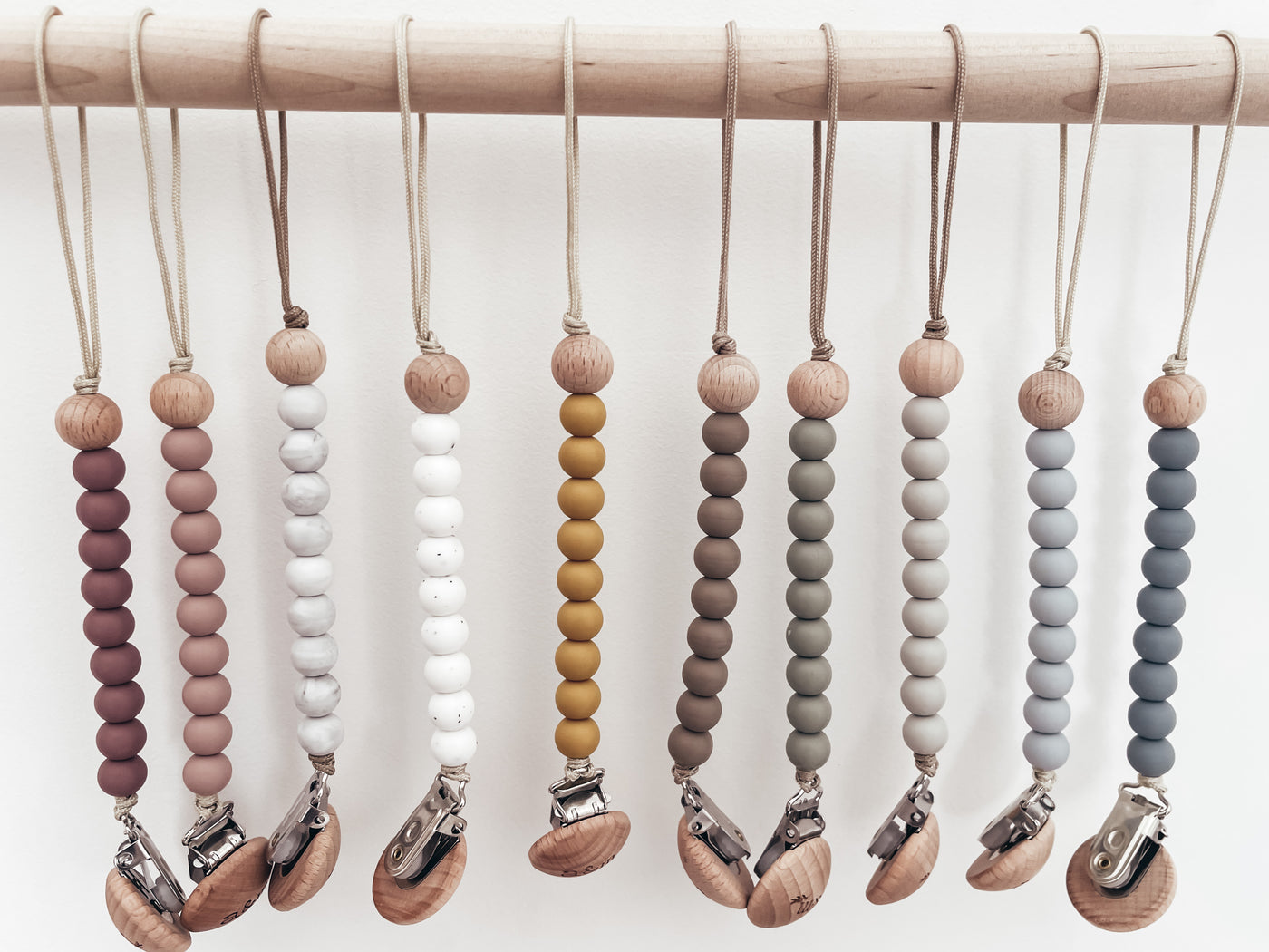 Silicone Bead Dummy Clips - Audrey & Me
