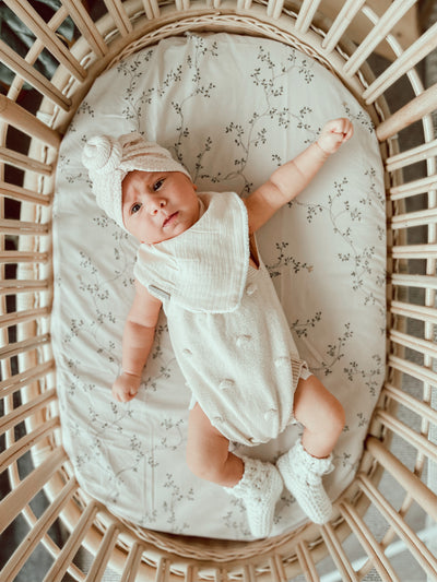 Bandana Bib - Cream Muslin - Audrey & Me