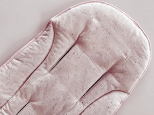 Pram Liner - Linen Strawberry Smoothie - Audrey & Me