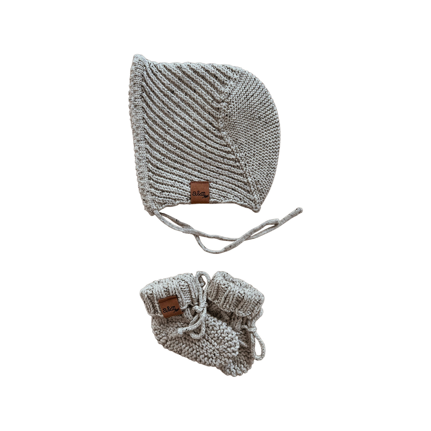 Organic Cotton Bonnet & Bootie Sets - Audrey & Me