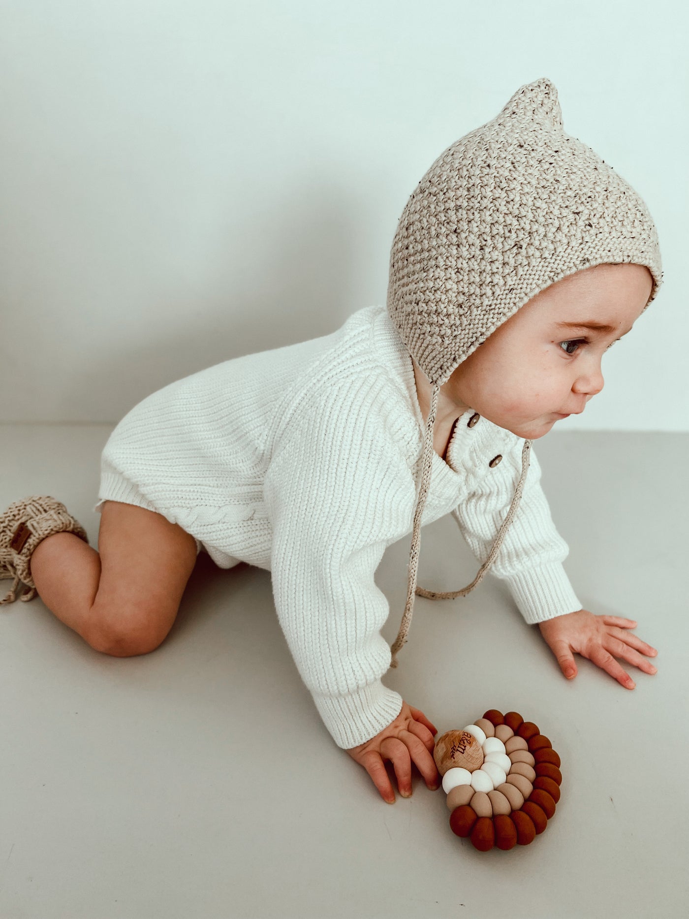 Organic Cotton Bonnet - Pixie - Audrey & Me