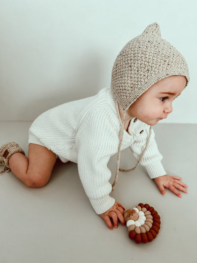 Organic Cotton Bonnet - Pixie - Audrey & Me