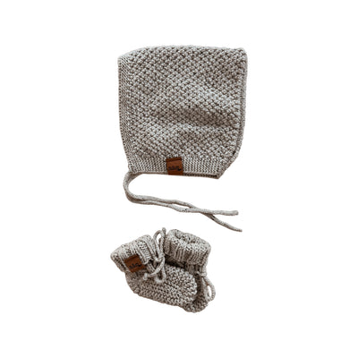 Organic Cotton Bonnet & Bootie Sets - Audrey & Me