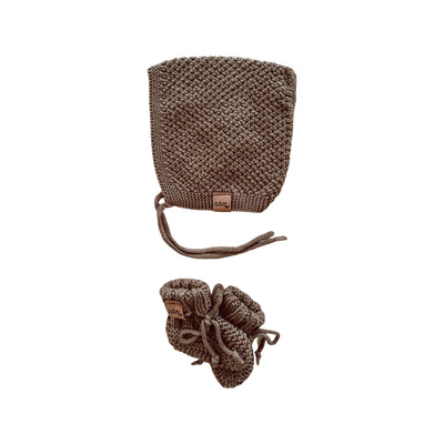 Organic Cotton Bonnet & Bootie Sets - Audrey & Me