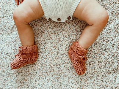 Organic Cotton Booties - Audrey & Me