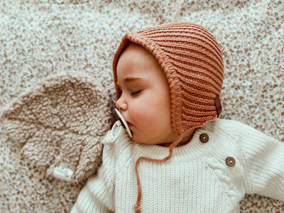 Organic Cotton Bonnet - Heirloom - Audrey & Me