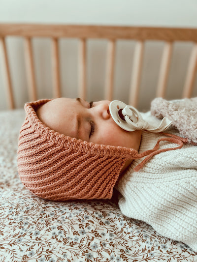 Organic Cotton Bonnet - Heirloom - Audrey & Me