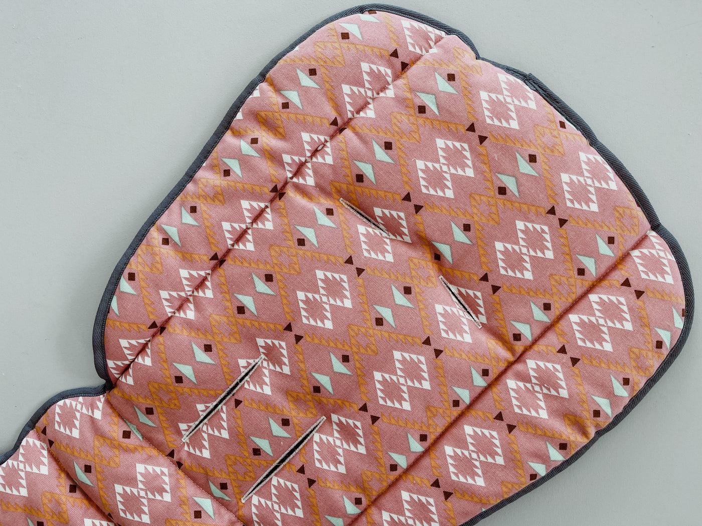 Pram Liner - Peach Aztec