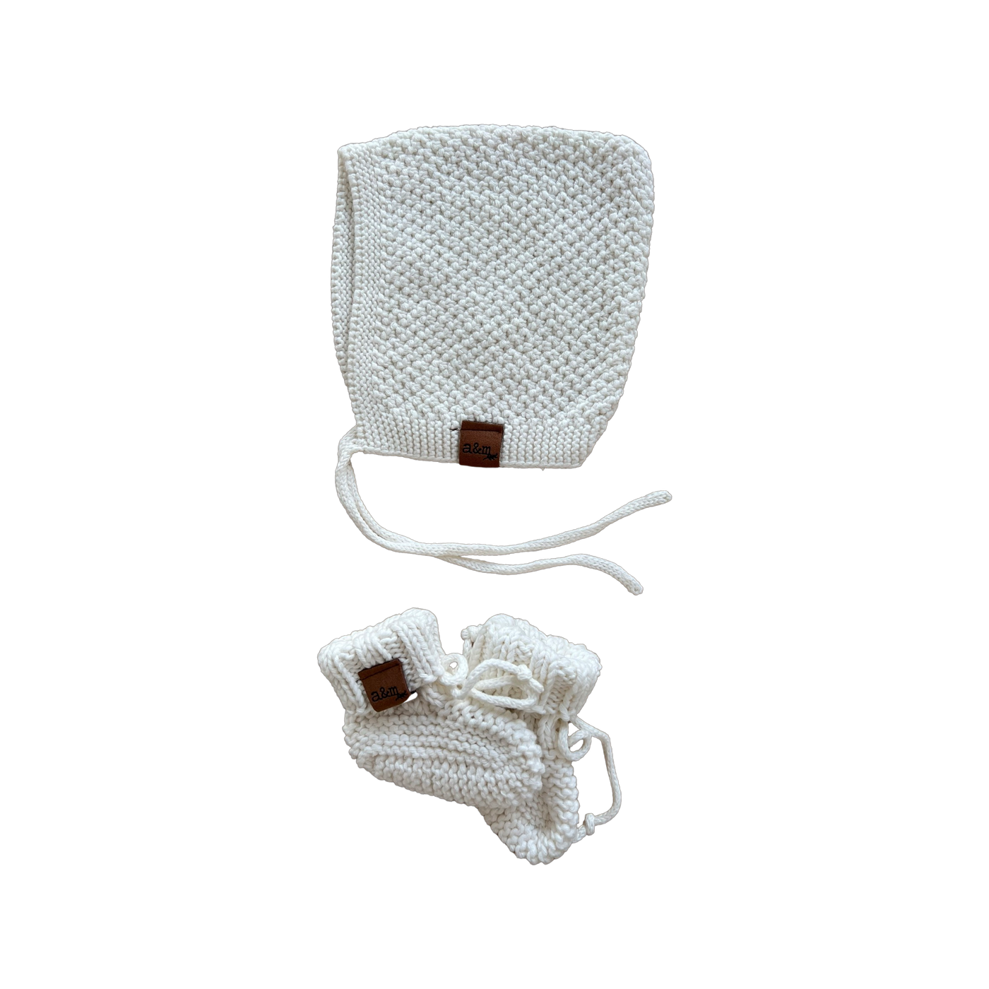 Organic Cotton Bonnet & Bootie Sets - Audrey & Me