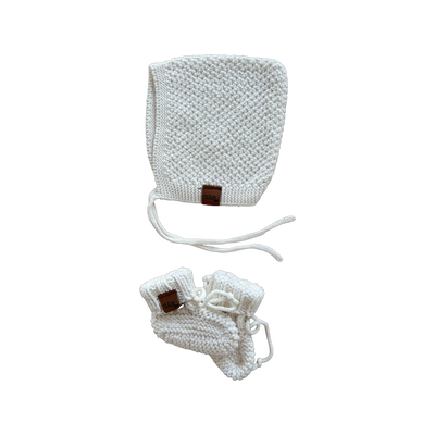 Organic Cotton Bonnet & Bootie Sets - Audrey & Me