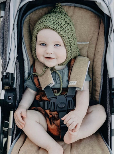 Pram Liner - Linen Mustard