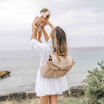 The Adapt Nappy Bag - Nude - Audrey & Me