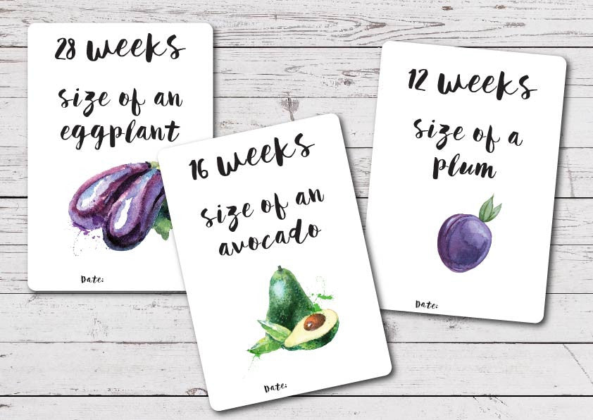 Milestone Cards - Pregnancy - Audrey & Me