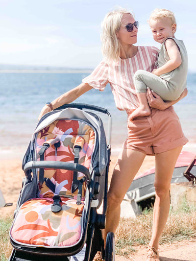 Pram Liner - Shapes of Summer - Audrey & Me